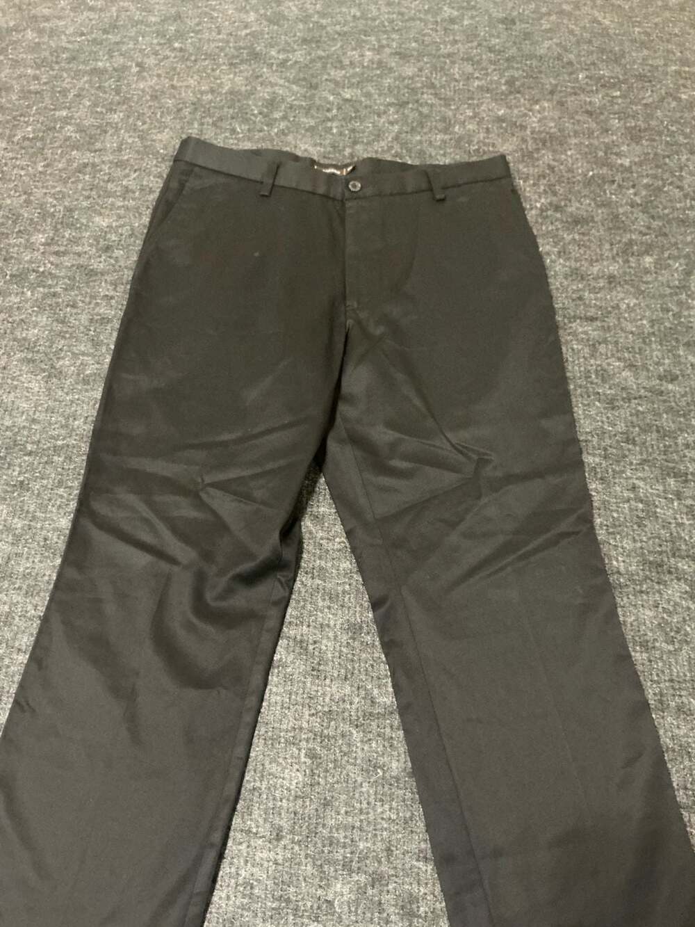 Dockers D2 Straight Fit Flat Front Chinos Mens Size 36x32 Black Used